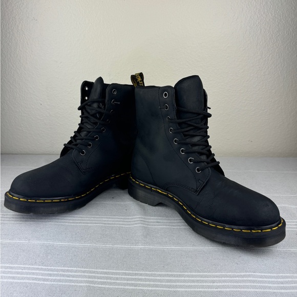 Dr. Martens 1460 Pascal Warmwair WP Leather Boots Black Women's Size 10 - Picture 7 of 8